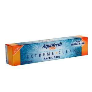  Aquafresh Extreme Clean Artic Cool Tootpaste, 5.6 oz Tube 
