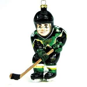 Dallas Stars Nhl Glass Hockey Player Ornament (4)  Sports 