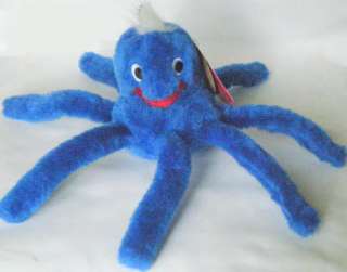 KYJEN Plush Puppies Octopus Jr SMALL Dog Squeaker Toy  