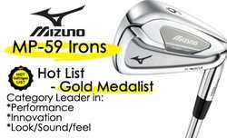   MP 59 Iron Set Golf Clubs 3 PW Steel Dynamic Gold S300 RH 2* Up  