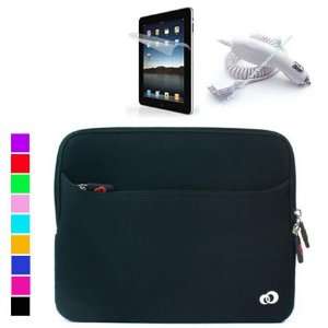 iPad Carrying Case + Clear Screen Protector + Apple iPad Car Charger 