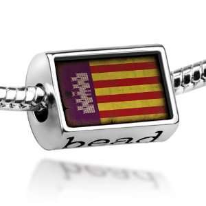  Beads Mallorca (Spain) Flag   Pandora Charm & Bracelet 