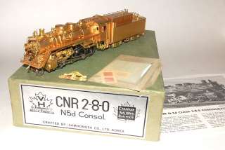 VH Models Brass CNR 2 8 0 N5d Consol Locomotive  