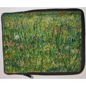  Van Gogh Art Patch of Grass Laptop Sleeve   Note Book 