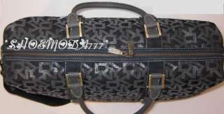 325 DKNY T&C Travel Duffel Carry On Luggage Gym Shoulder Bag Purse 