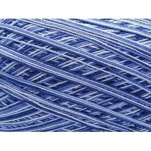  Free Ship Variegated Blue Size 10 Crochet Cotton Thread Yarn 