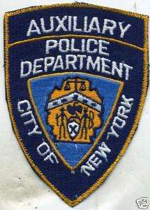 Auxiliary City of New York Police Deptartment Patch  