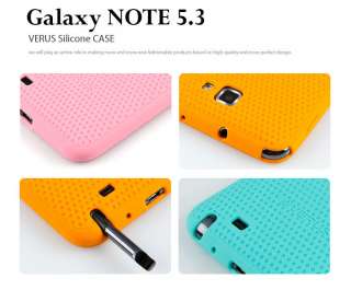 SAMSUNG GALAXY NOTE GT N7000 i9220 VERUS SILICONE JELLY CASE COVER 