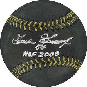 Rich Gossage Black Leather Baseball Signed in Silver  