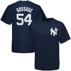 Majestic New York Yankees #54 Rich Gossage Navy Blue 