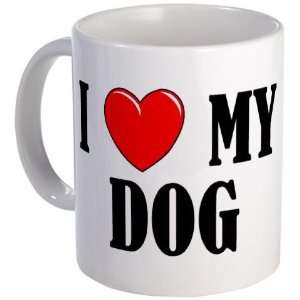  Love My Dog Pets Mug by 