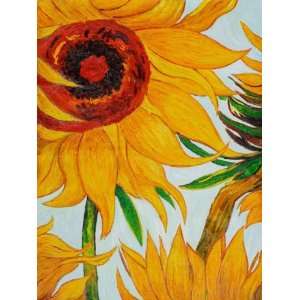  Van Gogh Paintings Sunflowers (detail)