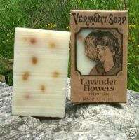 Vermont Soapworks LAVENDER FLOWERS UNBOXED Organic Soap  