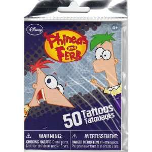   and Ferb Party Pack, 50 Temporary Tattoos