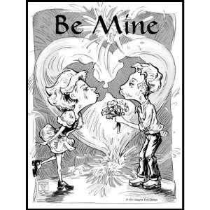  Be Mine Postage Stamp