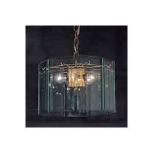  By Triarch Lighting Clear Collection Brass Finish Large 