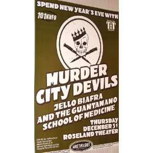  Murder City Devils Poster   Concert Flyer