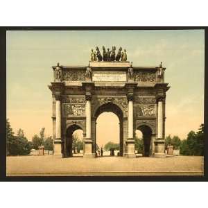  Arc de Triomphe, du Carrousel, Paris, France,c1895