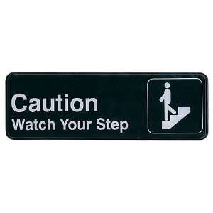   S39 29BK Caution Watch Your Step Sign Patio, Lawn & Garden