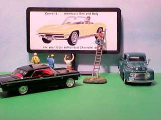 1965 Chevrolet Corvette Convertible Billboard 0 1/43  