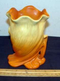 Vintage Weller Art Pottery 6 Roba Bluebell Cabinet Vase R 3   