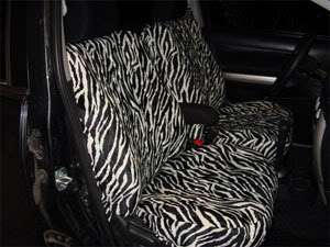 Kia Rio Zebra Velour Seat Covers  
