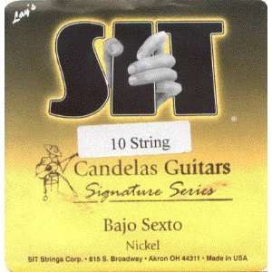  S I T Strings Bajo Sexto 10 String Nickel .024   .078 