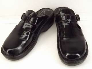 Womens shoes black Born 9 M mules vegan slides dress  