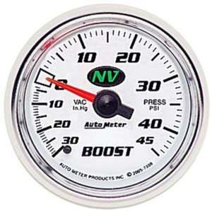   NV 2 1/16 30 in. Hg/45 PSI Mechanical Vacuum/Boost Gauge Automotive