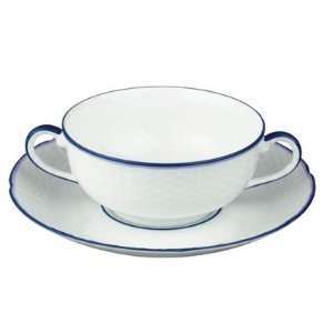  Raynaud Villandry Blue 10.8 oz Cream Soup Cup Kitchen 