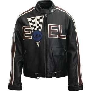  Evel Knievel Checkered V Jacket (LARGE) Automotive