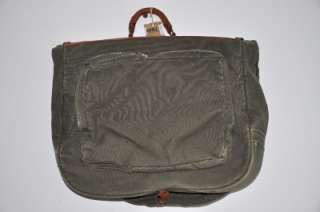 Ralph Lauren RRL LEATHER & HEAVY CANVAS Garment Bag  