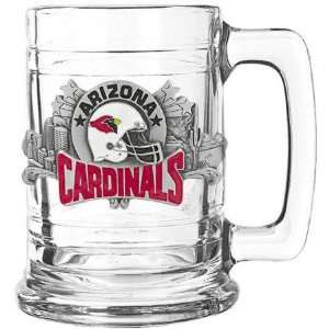  Arizona Cardinals 15oz Glass Stein