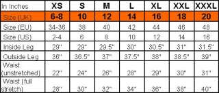   XS for all orders of size 6 and size 8, as detailed in the chart below