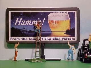 1940 50s Blatz Beer Billboard #1 O Train 1/43  