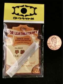   Tough Blunt Stitching & Sewing Needles x5 Long for Leather  