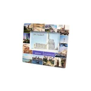  14x10cm Ceramic Picture Frame with Scenes of Israel and 