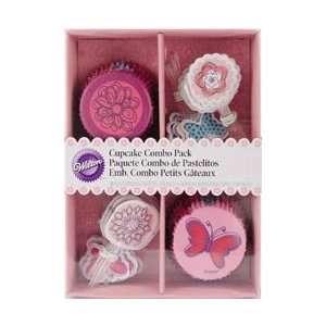  Wilton Party Combo Pack 48/Pkg Pink Party; 3 Items/Order 