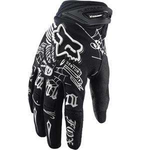    Fox Racing Platinum Steel Faith Gloves   9/Black Automotive
