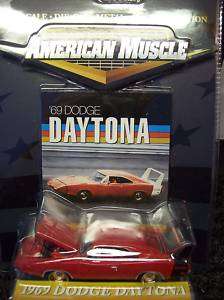   American Muscle Dodge Charger Daytona 1969 Red Diecast 164 Model Car