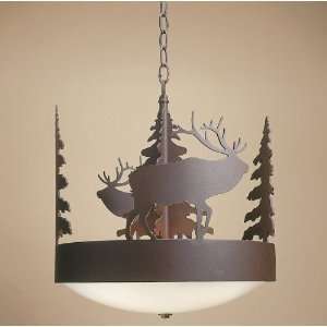  Elk Chandelier