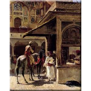 Street Scene In India 24x30 Streched Canvas Art by Weeks 