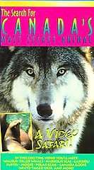 Search for Canadas Most Secret Animal VHS  