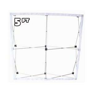  5 Ft Fabric Pop up Trade Show Display Frame Package 