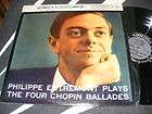 Very Clean Stereo Banner LP PHILIPPE ENTREMONT Chopin Ballades 6 eye 