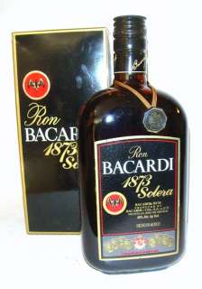 Bacardi Rum Solera Unopened Old Bottle   DISCONTINUED  