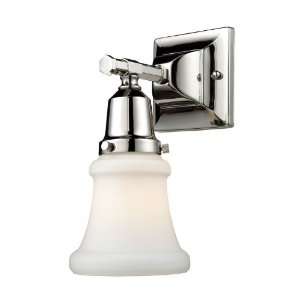  Barton Collection 1 Light 5 Polished Nickel Vanity with 