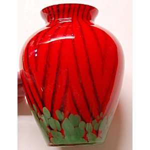    Kralik Art Deco Design Vase W Rare Pattern