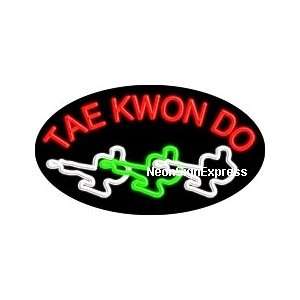  Tae Kwon Do Flashing Neon Sign 