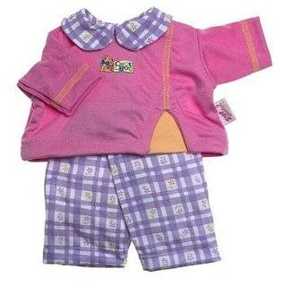 Clothing for 13 or 14 CHOU CHOU Dolls   Pink Shirt with Checkered 